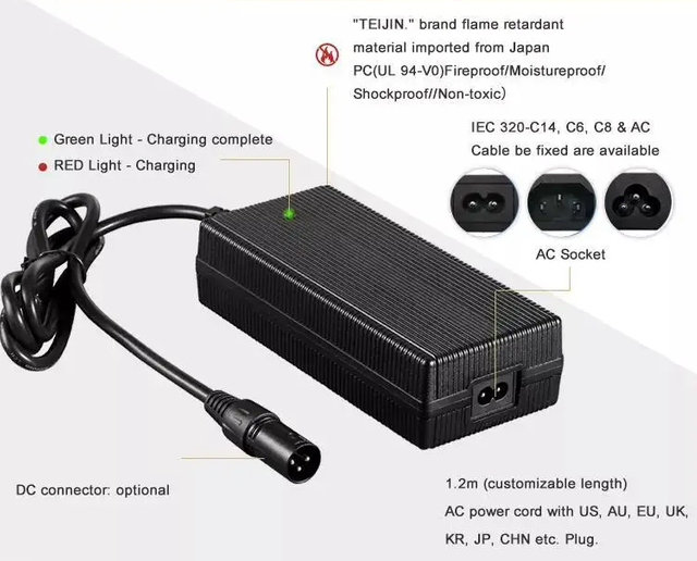 14,6 V 6,5 A DC/DC LiFePO4-Akkuladegerät