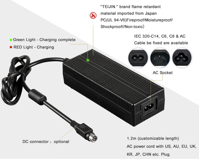 42V2A DC/DC-Lithium-Batterieladegerät